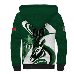 Custom Rugby Zimbabwe Sherpa Hoodie Sables Is The Champion - African Pride