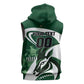 Custom Rugby Zimbabwe Sleeveless Zip Hoodie Sables Is The Champion - African Pride