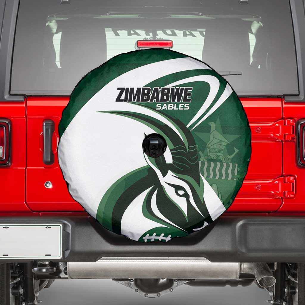 Rugby Zimbabwe Spare Tire Cover Sables Is The Champion - African Pride
