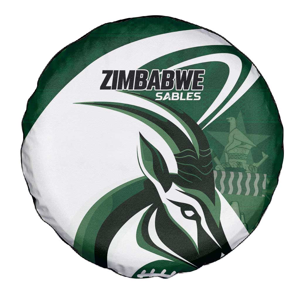 Rugby Zimbabwe Spare Tire Cover Sables Is The Champion - African Pride