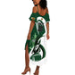 Custom Rugby Zimbabwe Summer Maxi Dress Sables Is The Champion - African Pride