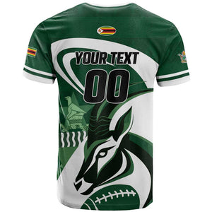 Custom Rugby Zimbabwe T shirt Sables Is The Champion - African Pride