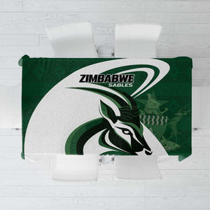 Rugby Zimbabwe Tablecloth Sables Is The Champion - African Pride