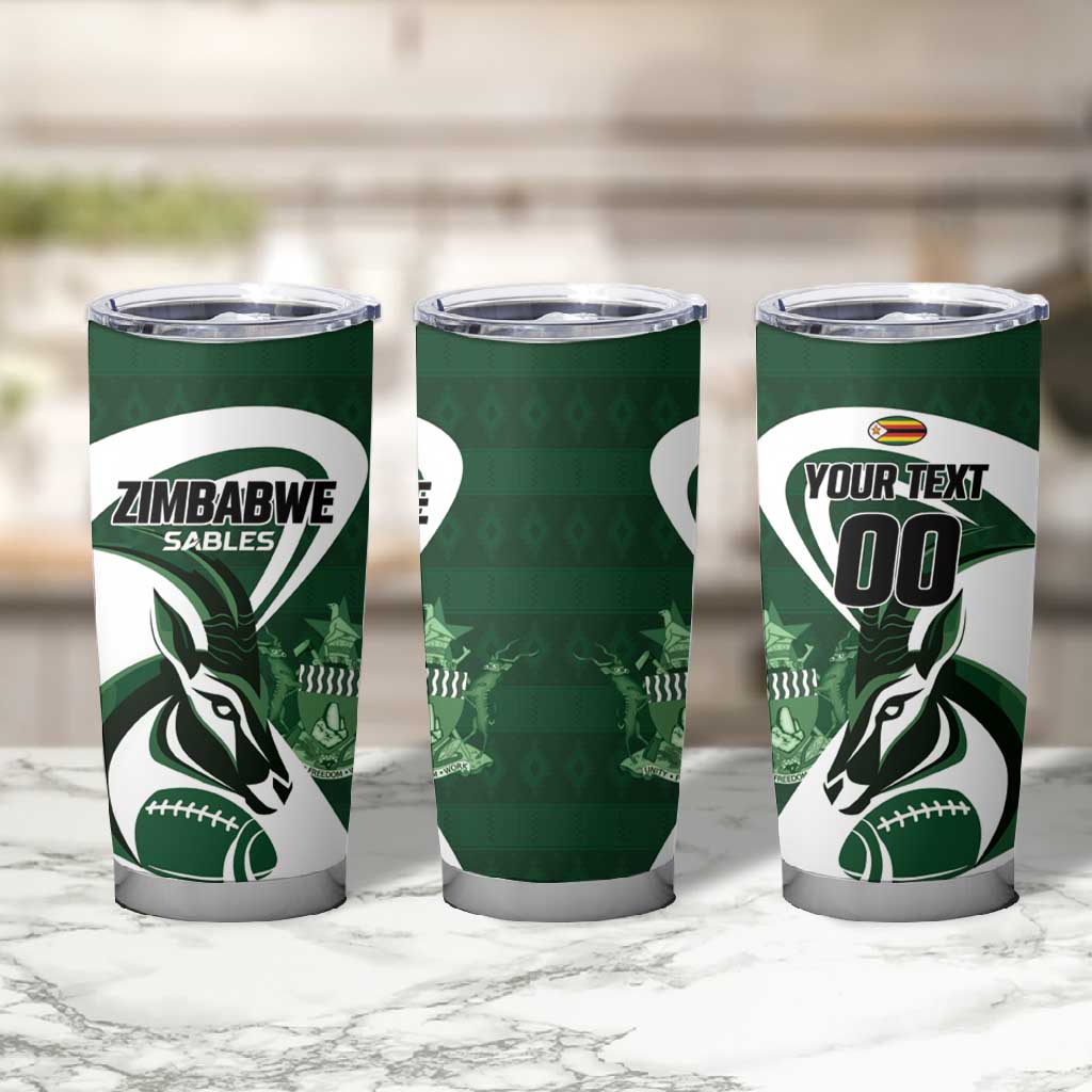 Custom Rugby Zimbabwe Tumbler Cup Sables Is The Champion - African Pride