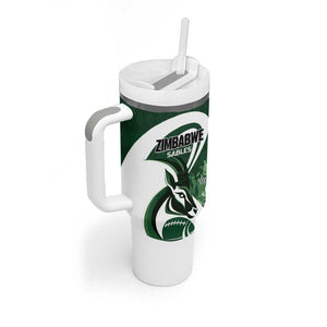 Custom Rugby Zimbabwe Tumbler With Handle Sables Is The Champion - African Pride