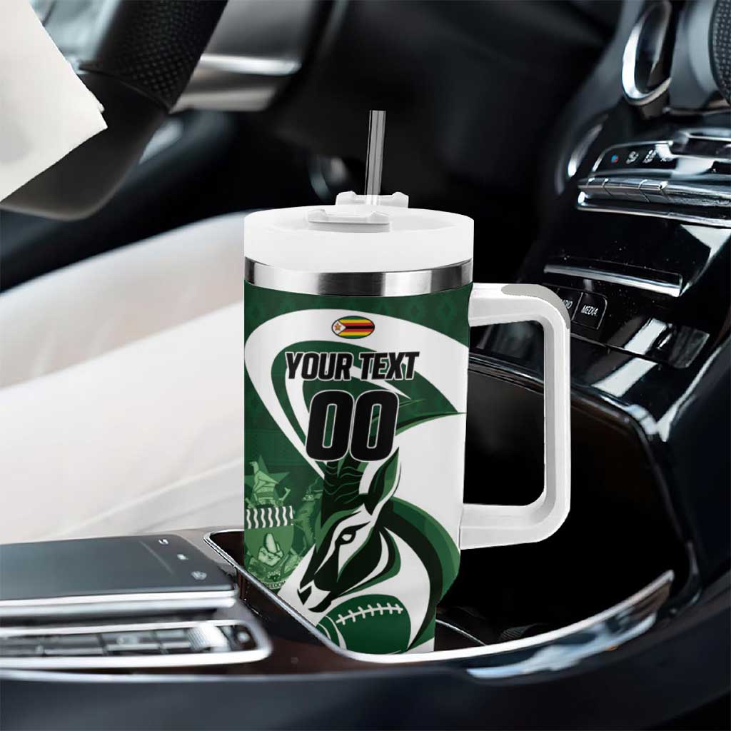 Custom Rugby Zimbabwe Tumbler With Handle Sables Is The Champion - African Pride