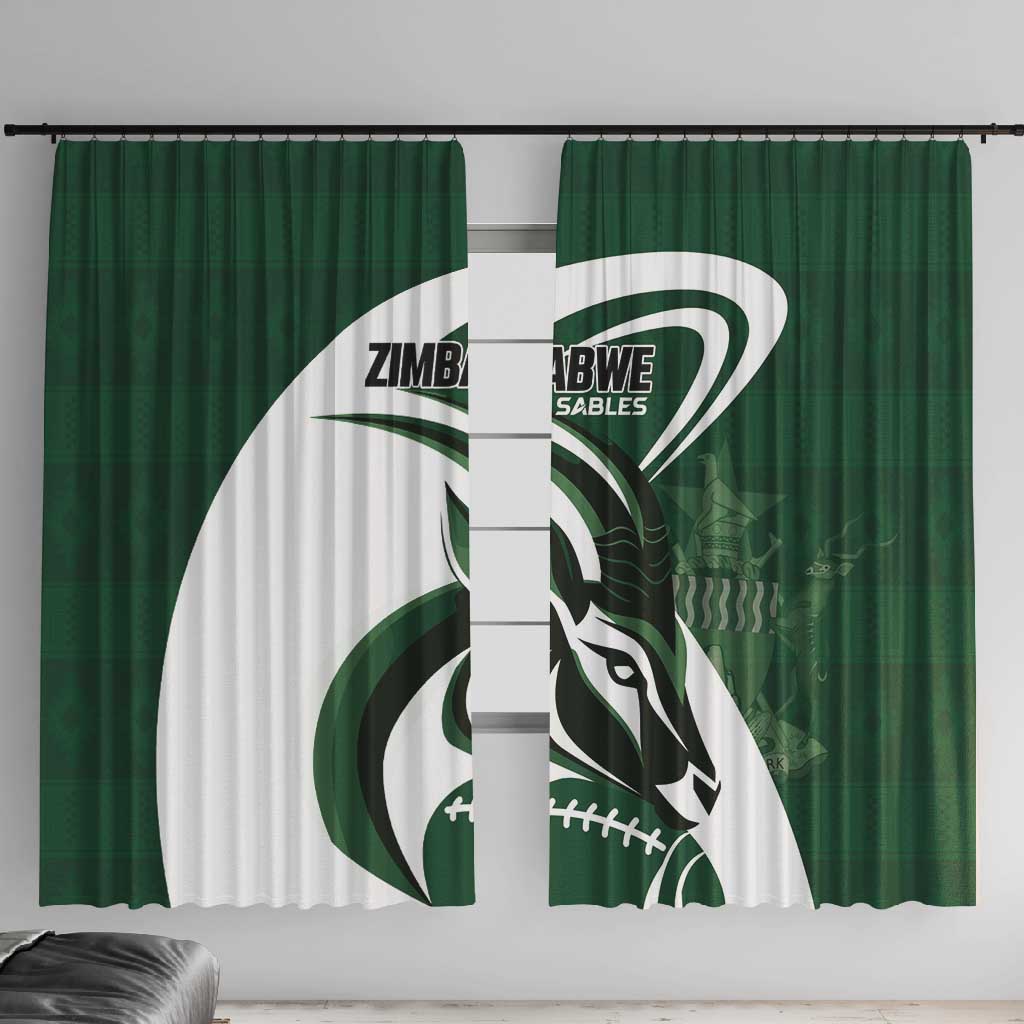 Rugby Zimbabwe Window Curtain Sables Is The Champion - African Pride