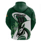 Custom Rugby Zimbabwe Zip Hoodie Sables Is The Champion - African Pride