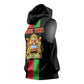Personalized Malawi Sleeveless Hoodie with Coat of Arms Flag Style - African Pride