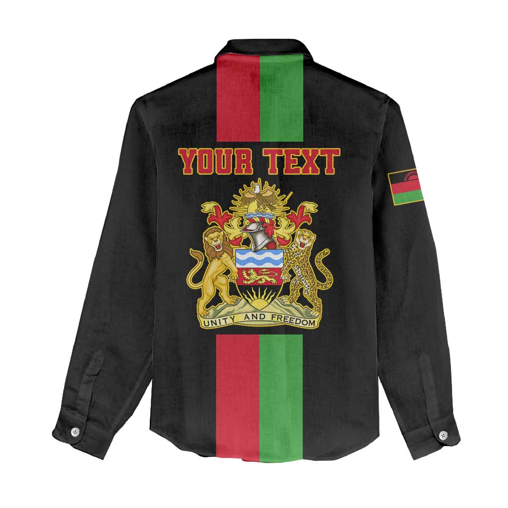 Personalized Malawi Women Casual Shirt with Coat of Arms Flag Style LT01