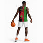 Personalized Malawi Basketball Jersey with Coat of Arms and African Pattern - African Pride