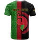 Personalized Malawi T shirt with Coat of Arms and African Pattern