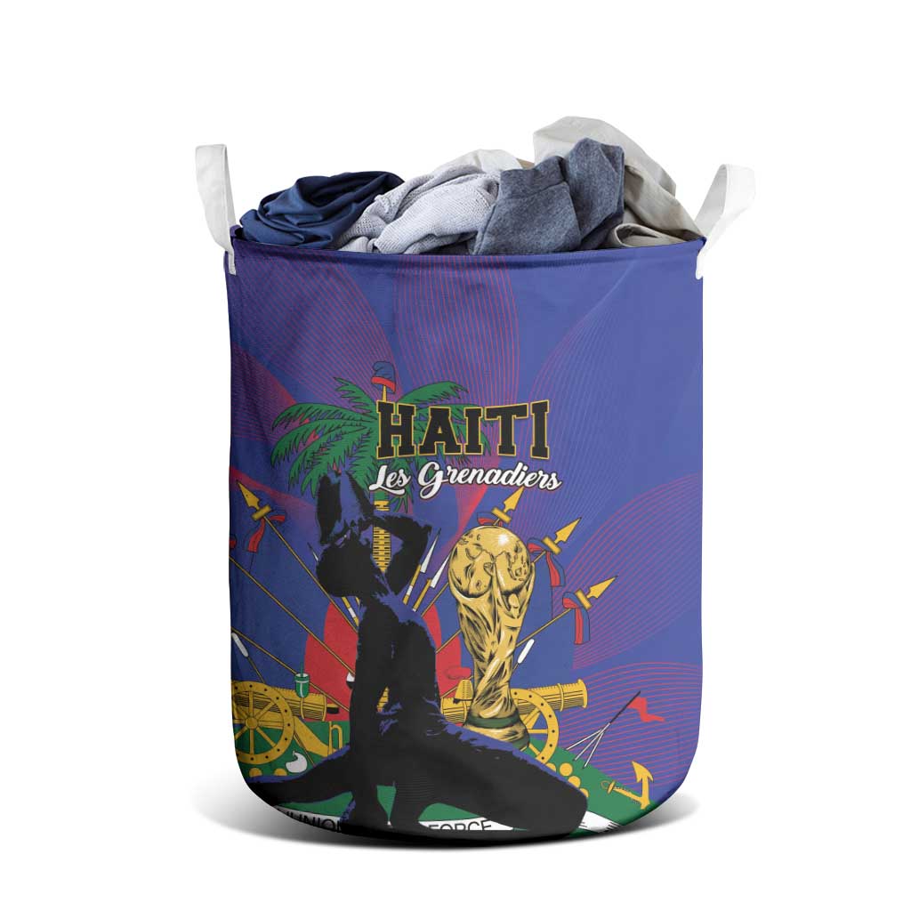 Haiti World Football 2026 Laundry Basket Go Les Grenadiers - African Pride