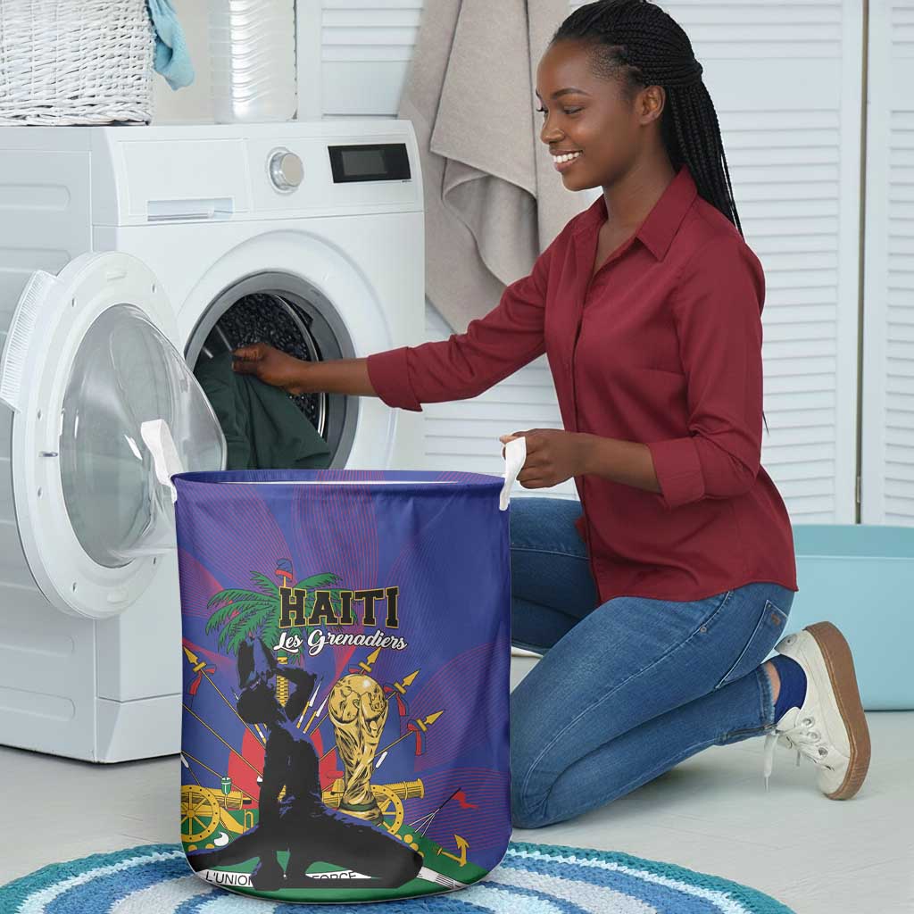 Haiti World Football 2026 Laundry Basket Go Les Grenadiers - African Pride