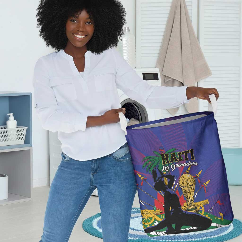 Haiti World Football 2026 Laundry Basket Go Les Grenadiers - African Pride