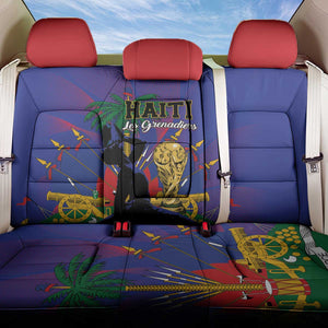 Haiti World Football 2026 Back Car Seat Cover Go Les Grenadiers - African Pride