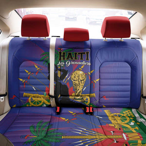 Haiti World Football 2026 Back Car Seat Cover Go Les Grenadiers - African Pride