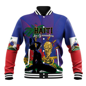 Custom Haiti World Football 2026 Baseball Jacket Go Les Grenadiers - African Pride
