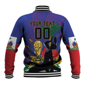 Custom Haiti World Football 2026 Baseball Jacket Go Les Grenadiers - African Pride