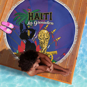 Haiti World Football 2026 Beach Blanket Go Les Grenadiers - African Pride