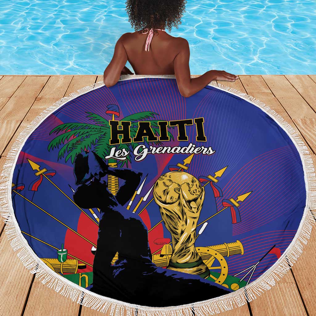 Haiti World Football 2026 Beach Blanket Go Les Grenadiers - African Pride