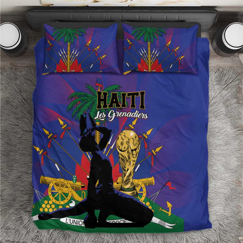 Haiti World Football 2026 Bedding Set Go Les Grenadiers - African Pride