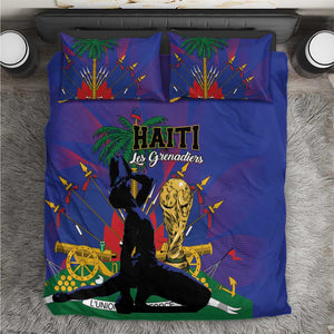 Haiti World Football 2026 Bedding Set Go Les Grenadiers - African Pride