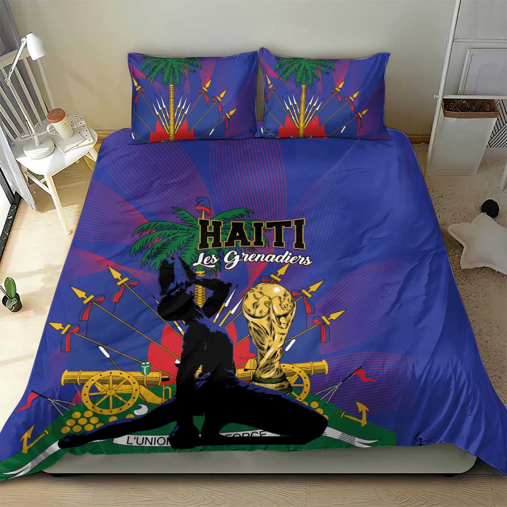 Haiti World Football 2026 Bedding Set Go Les Grenadiers - African Pride