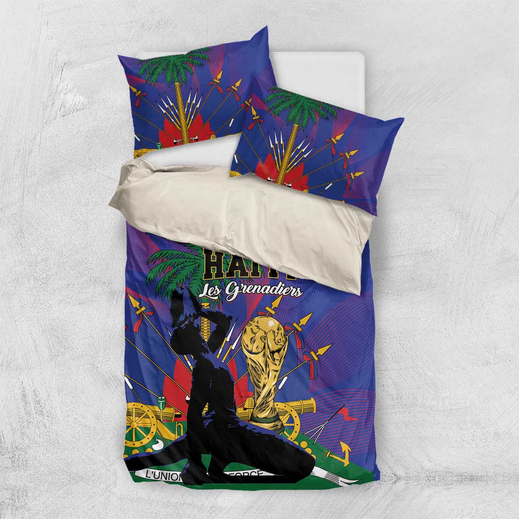 Haiti World Football 2026 Bedding Set Go Les Grenadiers - African Pride