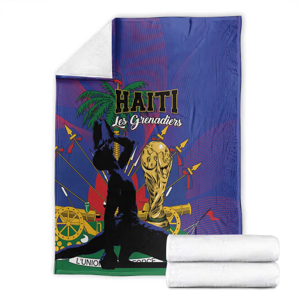 Haiti World Football 2026 Blanket Go Les Grenadiers - African Pride