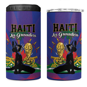 Haiti World Football 2026 4 in 1 Can Cooler Tumbler Go Les Grenadiers - African Pride