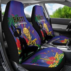 Haiti World Football 2026 Car Seat Cover Go Les Grenadiers - African Pride