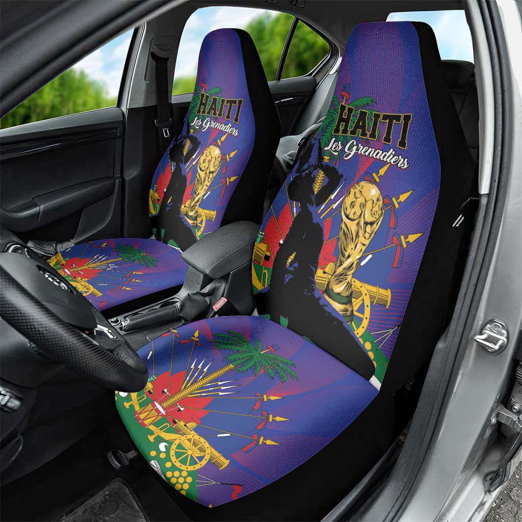 Haiti World Football 2026 Car Seat Cover Go Les Grenadiers - African Pride