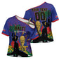 Custom Haiti World Football 2026 Cross Shoulder Shirt Go Les Grenadiers