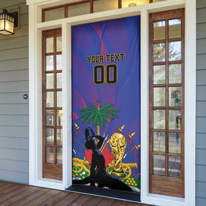 Custom Haiti World Football 2026 Door Cover Go Les Grenadiers