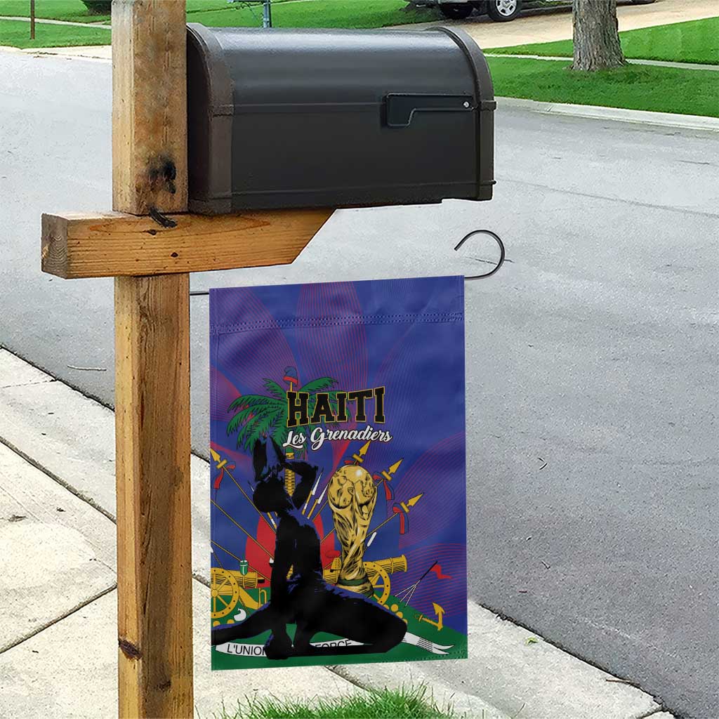 Haiti World Football 2026 Garden Flag Go Les Grenadiers - African Pride