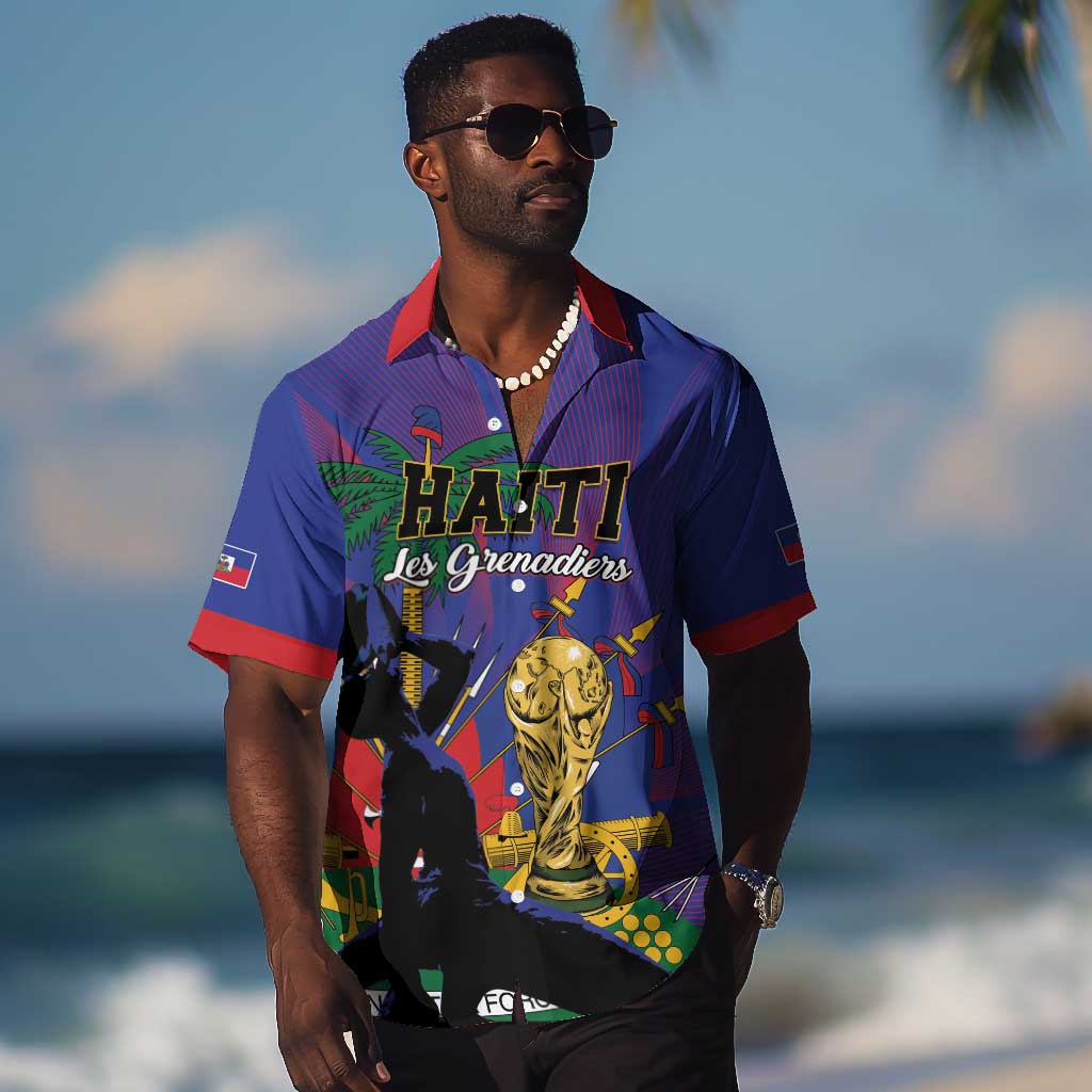 Custom Haiti World Football 2026 Hawaiian Shirt Go Les Grenadiers - African Pride