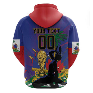 Custom Haiti World Football 2026 Hoodie Go Les Grenadiers - African Pride