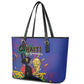 Haiti World Football 2026 Leather Tote Bag Go Les Grenadiers - African Pride