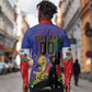 Custom Haiti World Football 2026 Long Sleeve Button Shirt Go Les Grenadiers - African Pride