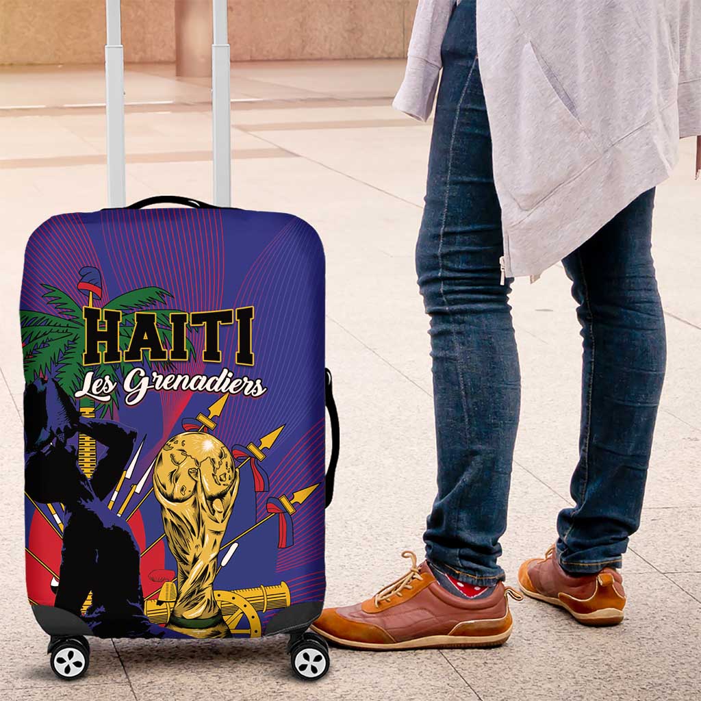 Haiti World Football 2026 Luggage Cover Go Les Grenadiers - African Pride