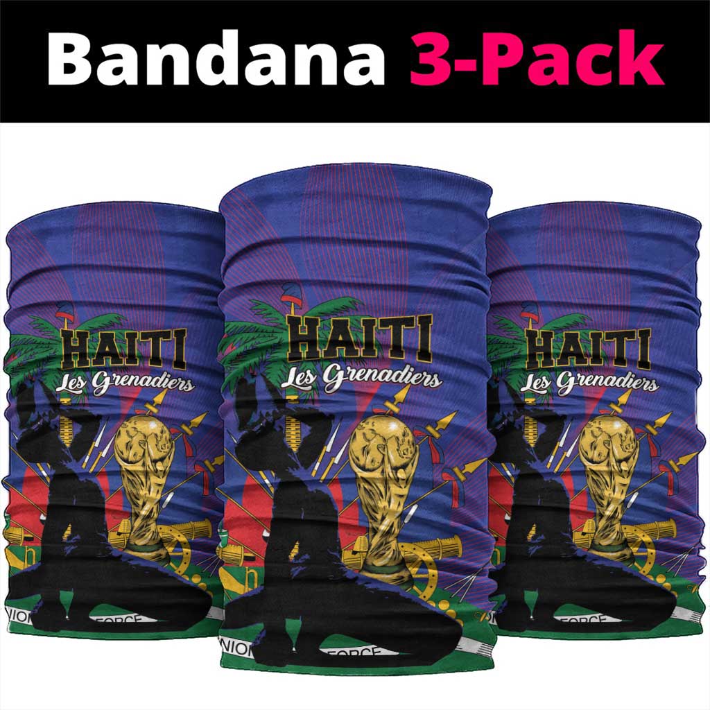 Haiti World Football 2026 Neck Gaiter Go Les Grenadiers - African Pride