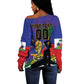 Custom Haiti World Football 2026 Off Shoulder Sweater Go Les Grenadiers - African Pride