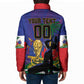 Custom Haiti World Football 2026 Padded Jacket Go Les Grenadiers