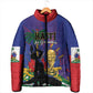 Custom Haiti World Football 2026 Padded Jacket Go Les Grenadiers