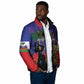 Custom Haiti World Football 2026 Padded Jacket Go Les Grenadiers