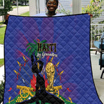Haiti World Football 2026 Quilt Go Les Grenadiers - African Pride