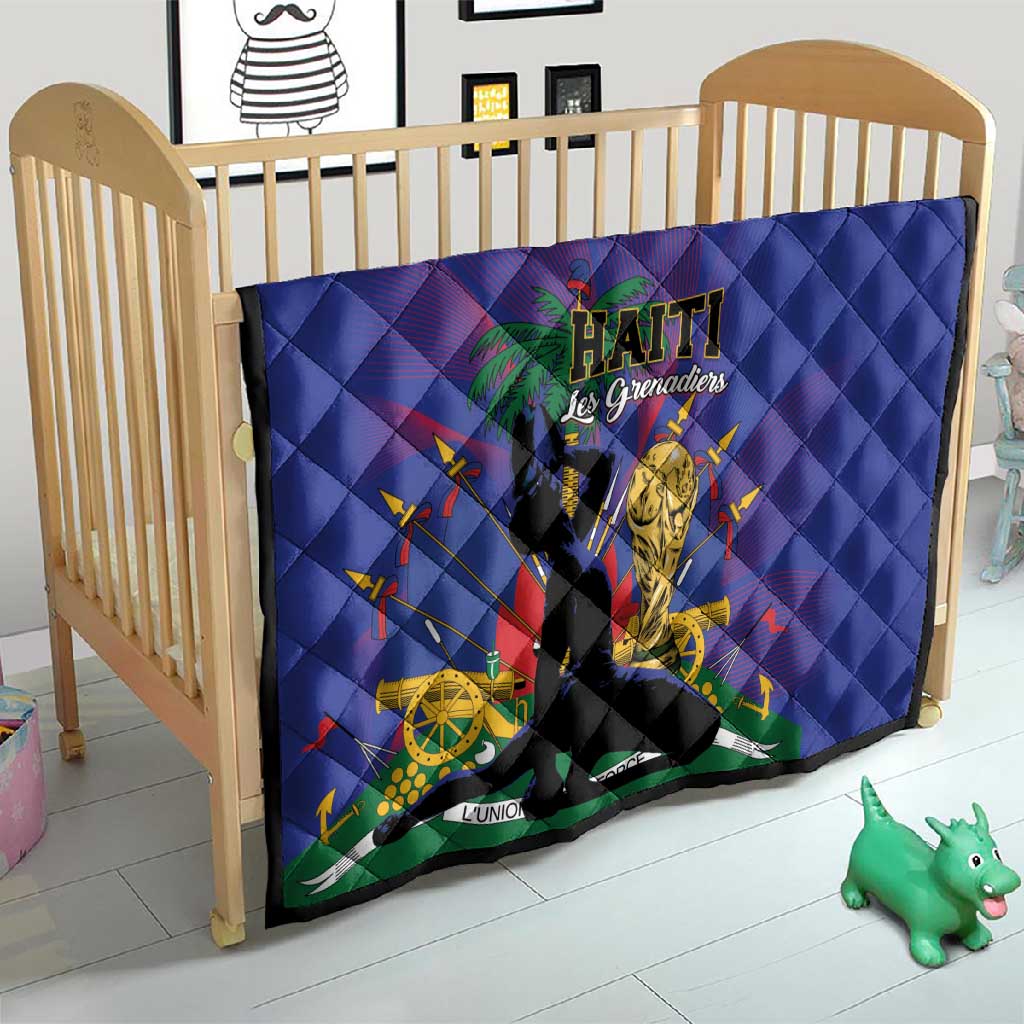 Haiti World Football 2026 Quilt Go Les Grenadiers - African Pride