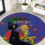 Haiti World Football 2026 Round Carpet Go Les Grenadiers - African Pride