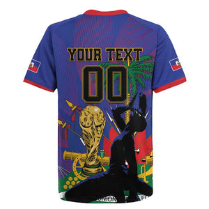 Custom Haiti World Football 2026 Rugby Jersey Go Les Grenadiers - African Pride